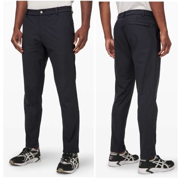 Lululemon Black Commission Classic-Fit Warpstreme Pant Size 33X29 - Picture 1 of 9